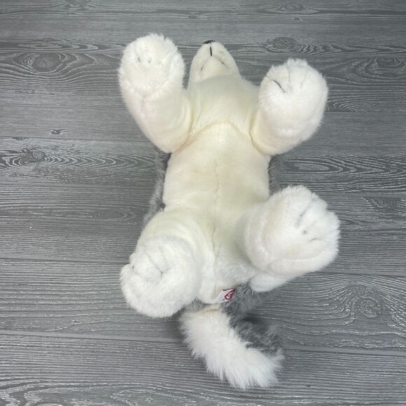 Vintage 1993 Ty Classic 15in Timber the Siberian Husky Wolf Puppy Dog Bean Plush - Picture 8 of 12
